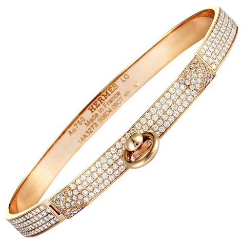 hermes bracelet rose gold replica|hermes gold bracelet with diamonds.